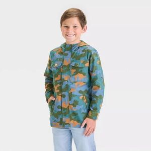 NWT Cat and Jack camouflage boys coat